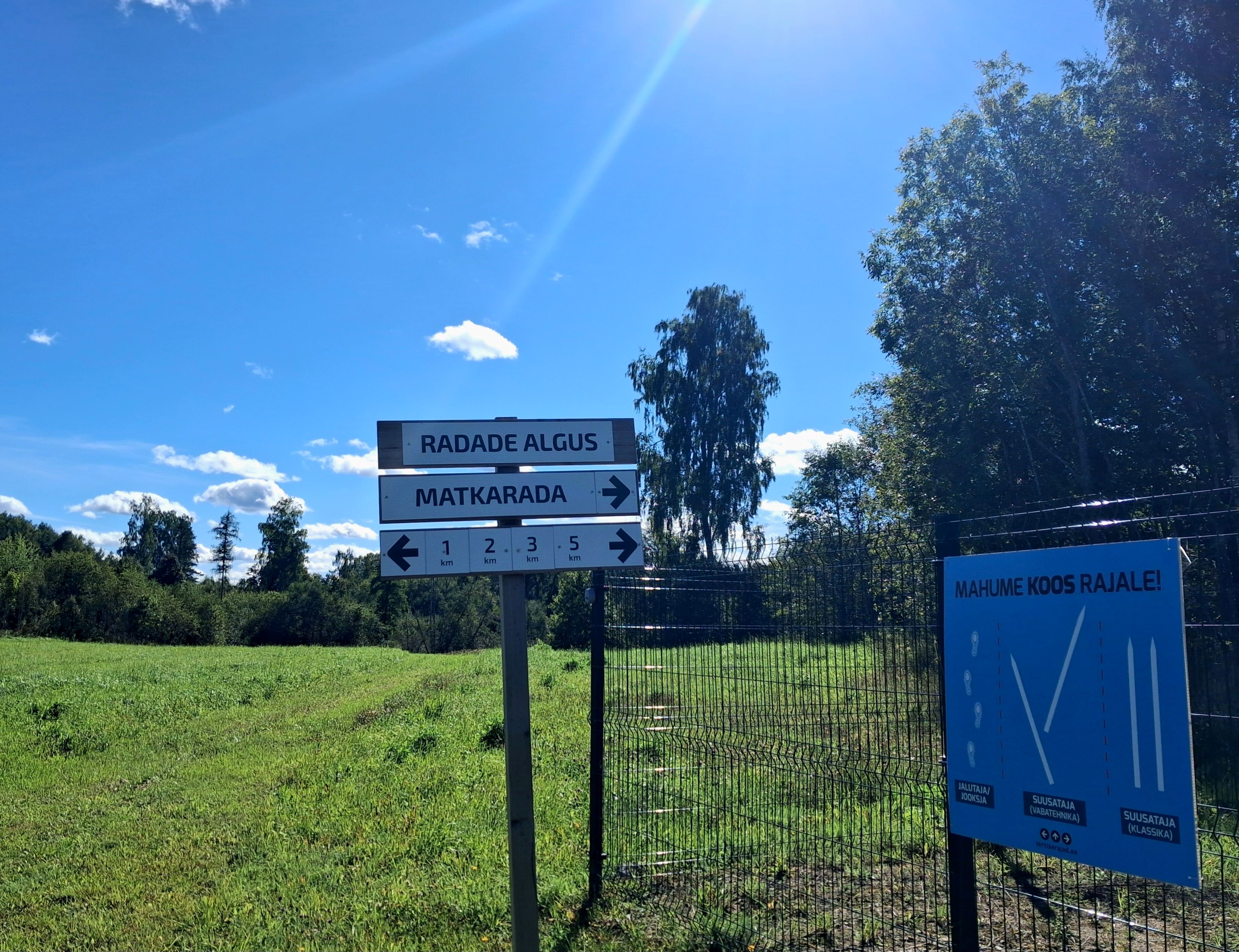 Lüllemäe terviseradade algus