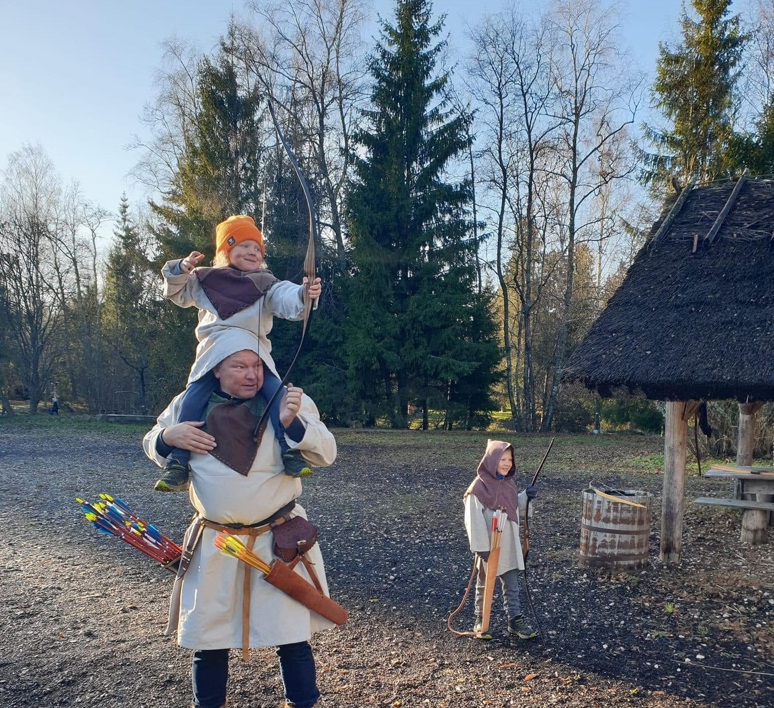 Vibulaskmine on lõbus ka lastele