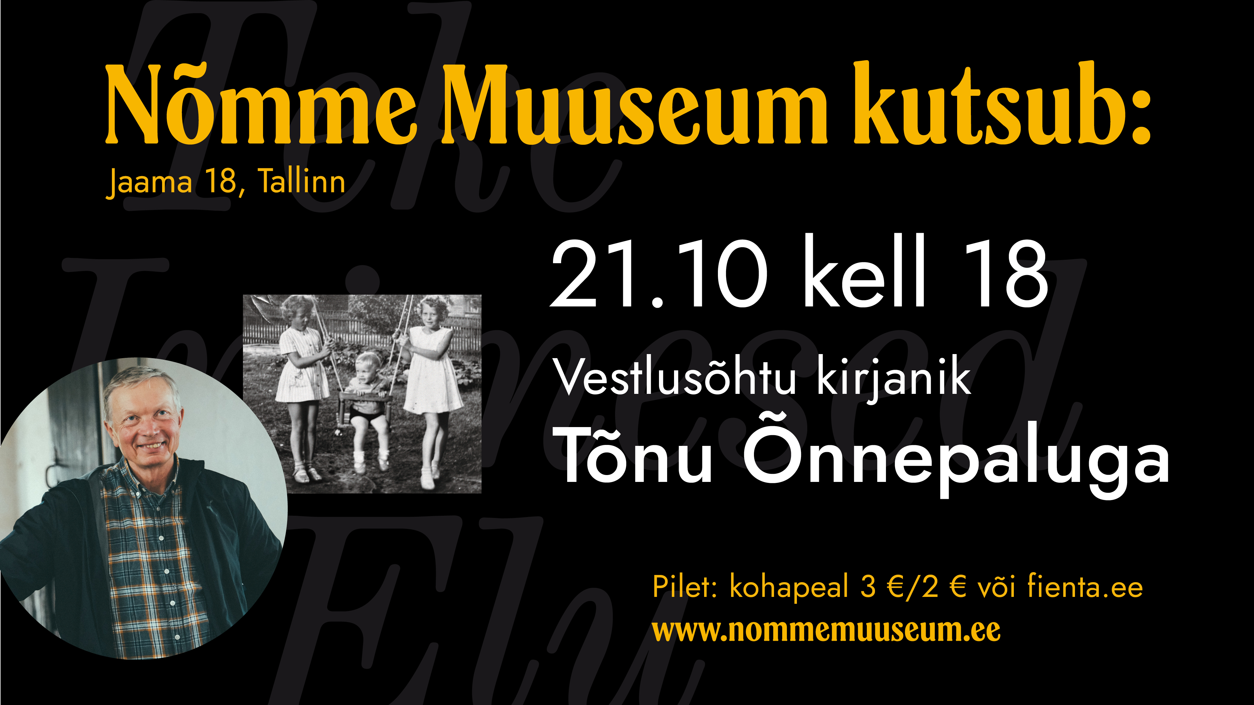 Vestlusõhtu Tõnu Õnnepaluga