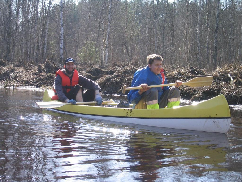 Brauciens ar kanoe pa Jegalas upi