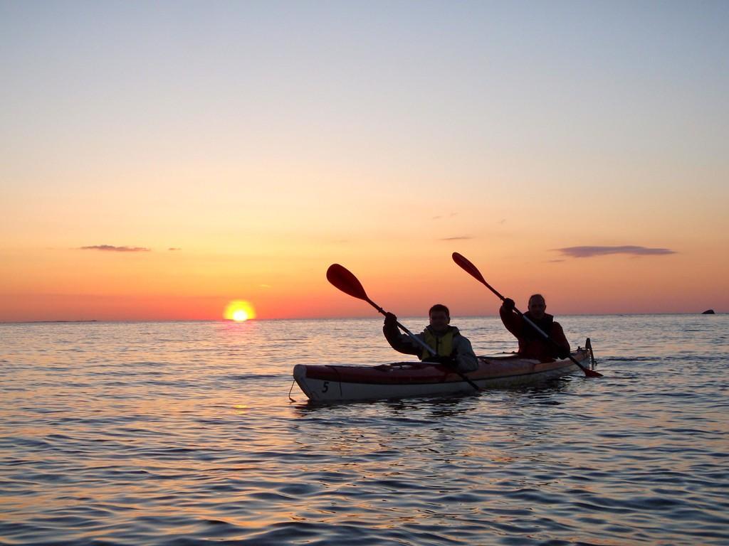 Kayaking near Prangli island and the islands of Kolga Bay